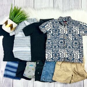 Quick Silver, H&M, The Children's Place 3T Boys Shirts and Shorts Bundle